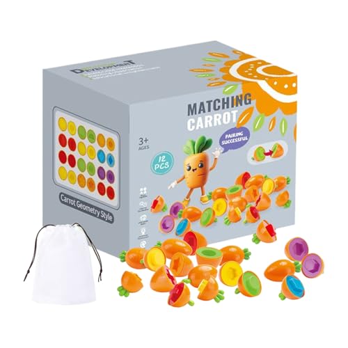 xowwyue Matching Egg,Sensorisches Farbenlernspielzeug - Glattes Lustiges Kinder Knobelspiel Für Ostern Erntedank Kindertag Feste xowwyue Matching Egg,Sensorisches Farbenlernspielzeug - Glattes Lustiges Kinder Knobelspiel Für Ostern Erntedank Kindertag Feste von xowwyue