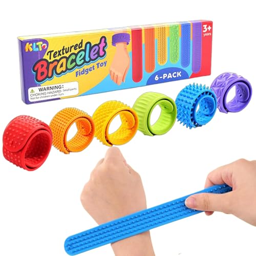 xowwyue Slap Bracelet Spielzeug,Texturierte Klatscharmbänder Für Klassenzimmer - Beruhigungsspielzeug Für Kinder Unterwegs Kindergarten Schule Büro Reise Urlaub xowwyue Slap Bracelet Spielzeug,Texturierte Klatscharmbänder Für Klassenzimmer - Beruhigungsspielzeug Für Kinder Unterwegs Kindergarten Schule Büro Reise Urlaub von xowwyue