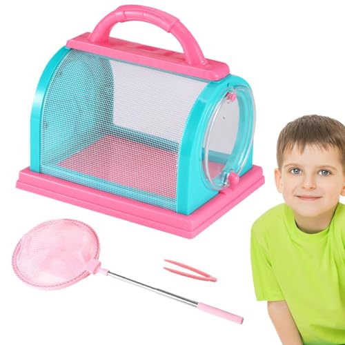 xowwyue Wurmfänger-Spielzeug – Schmetterlings-Sammelkäfig, leicht, tragbar, Fliegenfänger für Kinder von 3–12 Jahren, für Schule und Klassenzimmer von xowwyue
