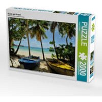 Boote am Strand (Puzzle) von Calvendo
