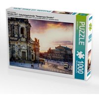 CALVENDO Puzzle Dresden 2017 / Geburtstagskalender "Semperoper Dresden" 1000 Teile Lege-Größe 64 x 48 cm Foto-Puzzle Bild von Dirk Meutzner von CALVENDO Verlag GmbH
