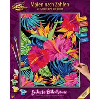 Schipper Malen-nach-Zahlen - Meisterklasse - Premium - Exotische Blütenträume von Simba Toys