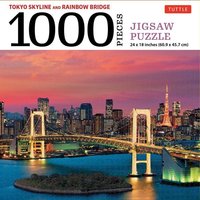 Tokyo Skyline and Rainbow Bridge - 1000 Piece Jigsaw Puzzle von xxx