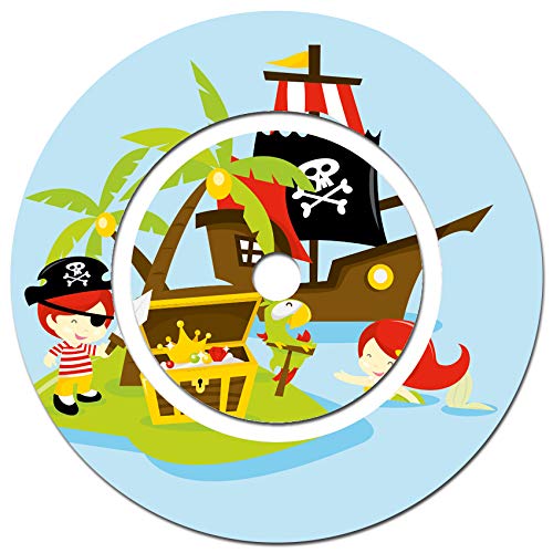 yabaduu Schutzfolie für Tonie Ladestation Design Aufkleber Cover kindgerecht passgenau selbstklebend Folie Zubehör für Kinder Spielzeug Y046 (Nr. 14 Piraten, Ladestation Folie) von Finest Folia