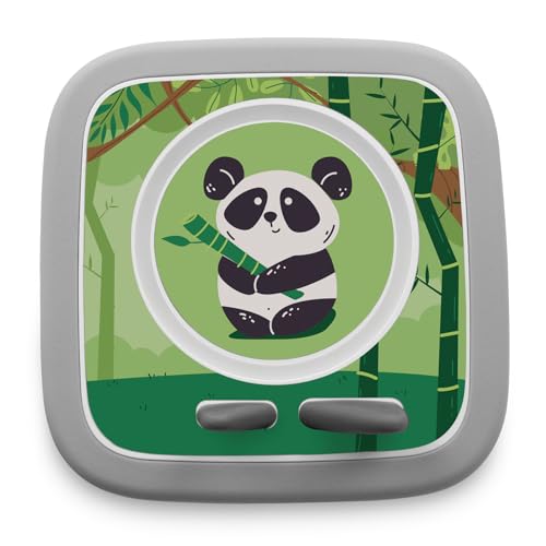 yabaduu Schutzfolie kompatibel mit Toniebox 2 passgenaue Folie mit Motiv Zubehör selbstklebendes Schutzcover Design Aufkleber Designfolie Kratzschutz für Kinder Spielzeug Y015 (14 Panda) von yabaduu