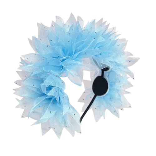 yabaikekeji Flapper-Stirnbänder aus Tüll, für Karneval, Abschlussball, Tänzer, Kopfschmuck für Party, Karneval, Feiern, Kopfbedeckung, Haarstyling von yabaikekeji