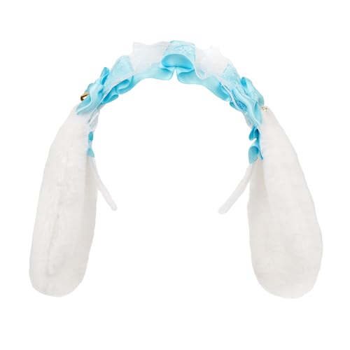 yabaikekeji Haarreif mit Spitze, Schleife, Anime, Dienstmädchen, mit langen Hasenohren, 2000er-Jahre-Kostüm, Stirnband, Cosplay-Requisiten, Kopfbedeckung yabaikekeji Haarreif mit Spitze, Schleife, Anime, Dienstmädchen, mit langen Hasenohren, 2000er-Jahre-Kostüm, Stirnband, Cosplay-Requisiten, Kopfbedeckung von yabaikekeji