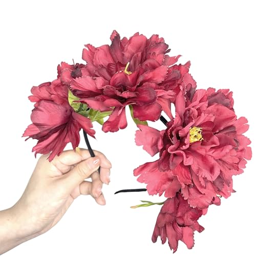 yabaikekeji Pfingstrose Stirnband Künstliche Blume Kopfbedeckung Hochzeit Party Foto Requisiten Party Kopfbedeckung Cosplay Zubehör yabaikekeji Pfingstrose Stirnband Künstliche Blume Kopfbedeckung Hochzeit Party Foto Requisiten Party Kopfbedeckung Cosplay Zubehör von yabaikekeji