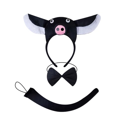 yabaikekeji Schweinekostüm-Set enthält Schweineschwanz, Stirnband, Fliege, Handschuh, Rock, Halloween, Rollenspiel, Outfit für Kinder, Cosplay yabaikekeji Schweinekostüm-Set enthält Schweineschwanz, Stirnband, Fliege, Handschuh, Rock, Halloween, Rollenspiel, Outfit für Kinder, Cosplay von yabaikekeji