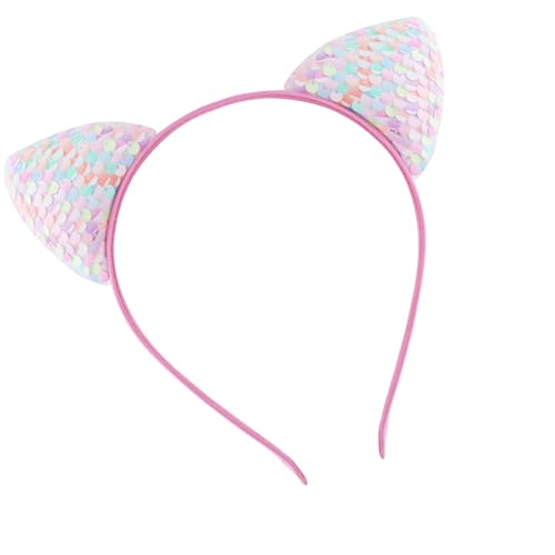 yabaikekeji Stilvoller Ohr-Kopfschmuck mit glitzernden blauen Pailletten, Kostüm-Kopfband, Cosplay-Kopfbedeckung, geeignet für verschiedene Anlässe yabaikekeji Stilvoller Ohr-Kopfschmuck mit glitzernden blauen Pailletten, Kostüm-Kopfband, Cosplay-Kopfbedeckung, geeignet für verschiedene Anlässe von yabaikekeji