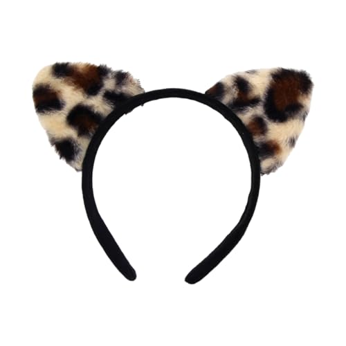 yabaikekeji Tier-Katzenohr-Stirnband für lässigen und formellen Spaß, Plüsch-Anime-Ohr-Haarband, Rollenspiel-Requisiten, Halloween-Haarband, alle Altersgruppen von yabaikekeji