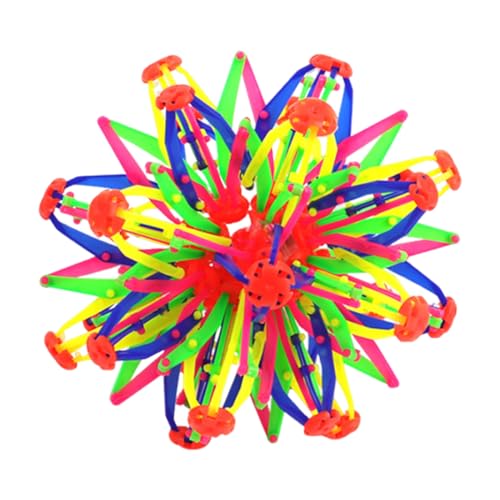 Expandable Ball Zappeln Spielzeug,Hand Fangen Atmen Blume Bälle, Größere Kugel Versenkbare Veränderbar Multi Colored Expanding Magic von yakermur