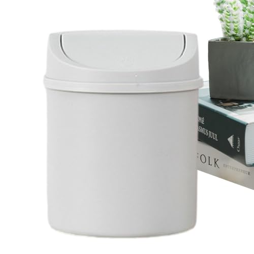 Mini Mülleimer Tischmülleimer Mit Schwingdeckel Kompaktes Design Kosmetikeimer Papierkorb Für Zuhause Waschtisch Tisch, Auto Mini Mülleimer Tischmülleimer Mit Schwingdeckel Kompaktes Design Kosmetikeimer Papierkorb Für Zuhause Waschtisch Tisch, Auto von yakermur
