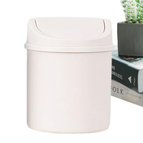 Mini Mülleimer Tischmülleimer Mit Schwingdeckel Kompaktes Design Kosmetikeimer Papierkorb Für Zuhause Waschtisch Tisch, Auto Mini Mülleimer Tischmülleimer Mit Schwingdeckel Kompaktes Design Kosmetikeimer Papierkorb Für Zuhause Waschtisch Tisch, Auto von yakermur
