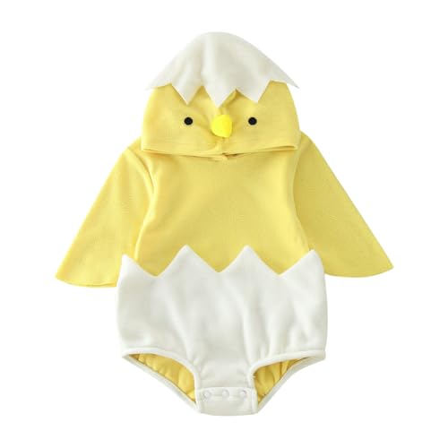 yakermur -Chick Baby-Outfit, Huhn für Babys Mädchen | Tierregion, für kleine Küken mit langen Ärmeln, Halloween-Kostüm, Farm Tier Jumps für Babys yakermur -Chick Baby-Outfit, Huhn für Babys Mädchen | Tierregion, für kleine Küken mit langen Ärmeln, Halloween-Kostüm, Farm Tier Jumps für Babys von yakermur