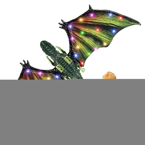 yakermur Drachenflügel Für Kleinkinder - Elektrische Dinosaurier Kostümflügel,Realistisches Kinderkostüm Mit LED-Lichtern Und Musik Für Kleinkinder Geburtstag Weihnachten yakermur Drachenflügel Für Kleinkinder - Elektrische Dinosaurier Kostümflügel,Realistisches Kinderkostüm Mit LED-Lichtern Und Musik Für Kleinkinder Geburtstag Weihnachten von yakermur