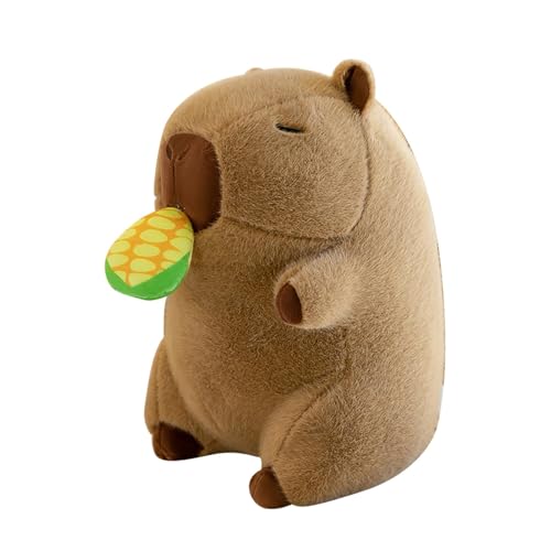 yakermur Gefüllte Capybara, Capybara Plüsch,Weiches niedliche Capybara Plüsch - Fun Stoffed Animal Figur für Thanksgiving, Weihnachten, Schlafen, Ausruhen, Lesen und Umarmungen yakermur Gefüllte Capybara, Capybara Plüsch,Weiches niedliche Capybara Plüsch - Fun Stoffed Animal Figur für Thanksgiving, Weihnachten, Schlafen, Ausruhen, Lesen und Umarmungen von yakermur