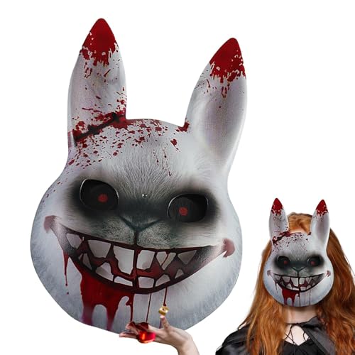 yakermur Hase Maske,Tierkopfmaske | Kostümzubehör für Feste Karneval Bühnenmaskerade Cosplay Partys Familienfeiern yakermur Hase Maske,Tierkopfmaske | Kostümzubehör für Feste Karneval Bühnenmaskerade Cosplay Partys Familienfeiern von yakermur
