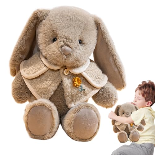 yakermur Kaninchen-Plüschtier, Plüschpuppe aus Hasentieren – Kissen mit Hasenohren, Plüschtier | niedliches Tier-Puppenhasen für Wohnzimmer, Schlafzimmer, Auto yakermur Kaninchen-Plüschtier, Plüschpuppe aus Hasentieren – Kissen mit Hasenohren, Plüschtier | niedliches Tier-Puppenhasen für Wohnzimmer, Schlafzimmer, Auto von yakermur