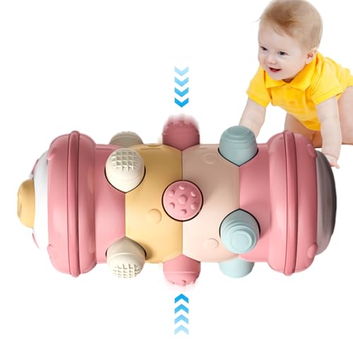 yakermur Kriechendes Rollspielzeug, Kriechendes Rollspielzeug,Bewegliches Spielzeug für sensorische Spielcenter-Rollenaktivität | Farblernspielzeug für die frühe Entwicklung, pädagogisches von yakermur