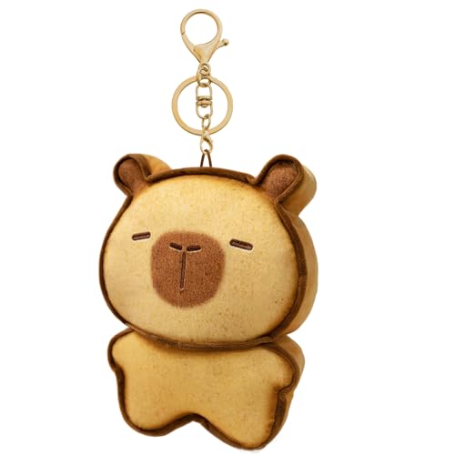 yakermur Plüschtiere Capybara, Plüschpuppe Capybara – Cartoon Toast Capybara aus Plüsch – lebendiger Ausdruck, Plüschtier für Schlafzimmer, Sofa, Wohnzimmer, Auto, yakermur Plüschtiere Capybara, Plüschpuppe Capybara – Cartoon Toast Capybara aus Plüsch – lebendiger Ausdruck, Plüschtier für Schlafzimmer, Sofa, Wohnzimmer, Auto, von yakermur