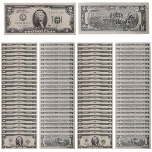 yakermur Sammelbare Dollarnoten,Sammelbare Fake Dollar Bills Realistisch - Lernspielzeug Rollenspiel Geld Kompakt Für Kinder Jugendliche Erwachsene Eltern yakermur Sammelbare Dollarnoten,Sammelbare Fake Dollar Bills Realistisch - Lernspielzeug Rollenspiel Geld Kompakt Für Kinder Jugendliche Erwachsene Eltern von yakermur