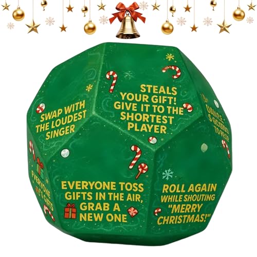 yakermur Santa Tausch Würfel - Weihnachtsfeier Geschenkideen - Gruppenspiel Für Familie Freunde Erwachsene Kinder yakermur Santa Tausch Würfel - Weihnachtsfeier Geschenkideen - Gruppenspiel Für Familie Freunde Erwachsene Kinder von yakermur