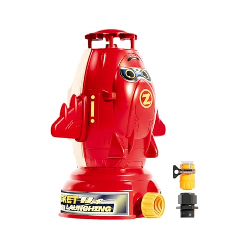 yakermur Sprinkler -Raketen im Freien Wasserspielzeug, Raketensprinkler für Kinder - Nette Raketenform 360 ° rotierende Sprinkler,Kinder Spielen Spielen Wasserspielzeug für Mädchen im Alter von 4 bis yakermur Sprinkler -Raketen im Freien Wasserspielzeug, Raketensprinkler für Kinder - Nette Raketenform 360 ° rotierende Sprinkler,Kinder Spielen Spielen Wasserspielzeug für Mädchen im Alter von 4 bis von yakermur