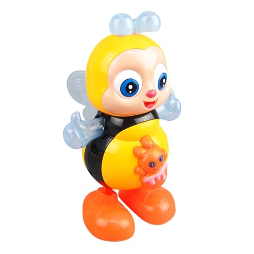 yakermur Tanzendes Baby Spielzeug | Leuchtende Musikalische Lernbiene | Sinnesfördernde Entwicklungsfigur Tanzende Biene Für Kinder Weihnachten Ostern Reise Spielspaß yakermur Tanzendes Baby Spielzeug | Leuchtende Musikalische Lernbiene | Sinnesfördernde Entwicklungsfigur Tanzende Biene Für Kinder Weihnachten Ostern Reise Spielspaß von yakermur