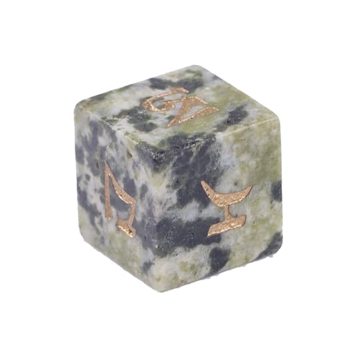 Einzigartige natürliche Kristall-Spielwürfel, mehrseitig, runde Ecken, Rollenspiel, 6-seitiges Tischspiel, glatte Oberflächen, natürliches Kristall, Geschenk von yanwuwa