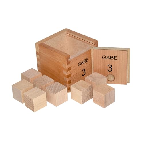 Holzschublade Box Spielzeug Vorschüler Lernen Zählen Spielzeug Fröbel GABE Objekterkennung Intellektuelles Spielzeug Kind Lehrspielzeug Interaktives Lernspielzeug Für Kinder Montessori Lernspielzeug von yanwuwa