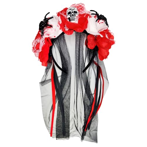 yanwuwa Halloween-Kopfbedeckung, Arachnidenblume, Kopfschmuck für Damen, Mädchen, Kinder, Cosplay, Bekleidungszubehör von yanwuwa