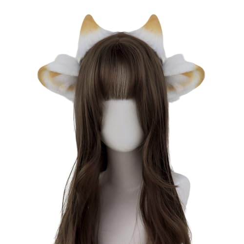 yanwuwa Handgefertigte Ohren-Haarbänder für Damen und Herren, Cosplay-Haarreif, schöne Stile, Kopfbedeckung für Halloween und Party-Kostüme von yanwuwa