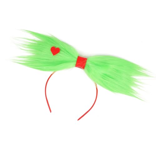 yanwuwa Lustige Haarspange für Kostümpartys und tägliches Spielen mit grünen Haaren, Foto-Requisiten von yanwuwa