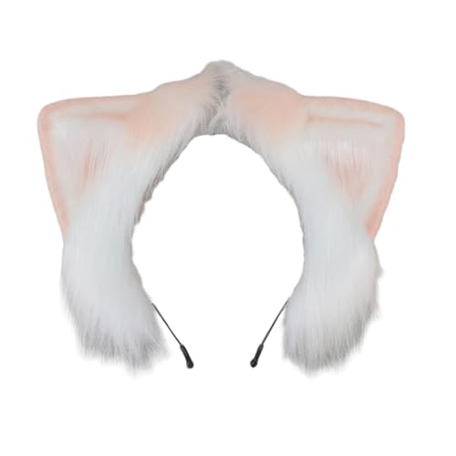 yanwuwa Realistisches Katzenohren-Stirnband, Animations-Stirnband, Maskerade-Kostüm, Kopfschmuck, weiblich, Cosplay, Verkleidung, Kopfbedeckung, Zubehör yanwuwa Realistisches Katzenohren-Stirnband, Animations-Stirnband, Maskerade-Kostüm, Kopfschmuck, weiblich, Cosplay, Verkleidung, Kopfbedeckung, Zubehör von yanwuwa