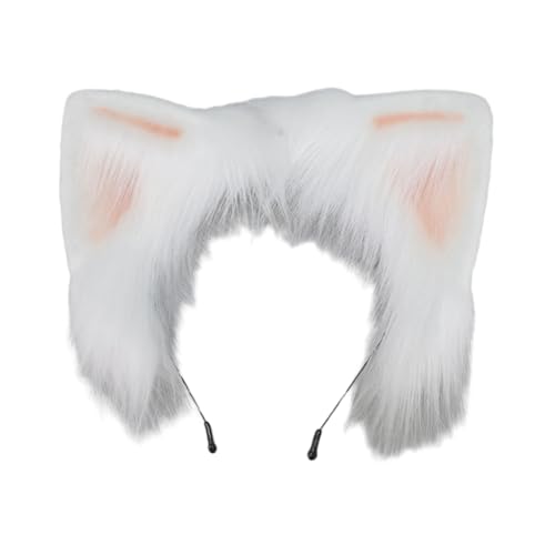 yanwuwa Realistisches Katzenohren-Stirnband, Animations-Stirnband, Maskerade-Kostüm, Kopfschmuck, weiblich, Cosplay, Verkleidung, Kopfbedeckung, Zubehör yanwuwa Realistisches Katzenohren-Stirnband, Animations-Stirnband, Maskerade-Kostüm, Kopfschmuck, weiblich, Cosplay, Verkleidung, Kopfbedeckung, Zubehör von yanwuwa