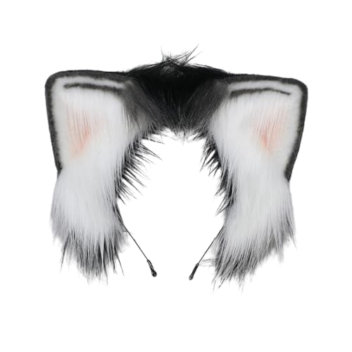 yanwuwa Realistisches Katzenohren-Stirnband, Animations-Stirnband, Maskerade-Kostüm, Kopfschmuck, weiblich, Cosplay, Verkleidung, Kopfbedeckung, Zubehör yanwuwa Realistisches Katzenohren-Stirnband, Animations-Stirnband, Maskerade-Kostüm, Kopfschmuck, weiblich, Cosplay, Verkleidung, Kopfbedeckung, Zubehör von yanwuwa