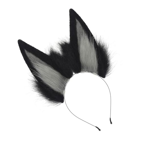 yanwuwa Tierohren-Kopfschmuck, weicher Plüsch-Haarschmuck, Kopfbedeckung für Cosplay, Party, Kostüm und Anime-Themenveranstaltungen yanwuwa Tierohren-Kopfschmuck, weicher Plüsch-Haarschmuck, Kopfbedeckung für Cosplay, Party, Kostüm und Anime-Themenveranstaltungen von yanwuwa