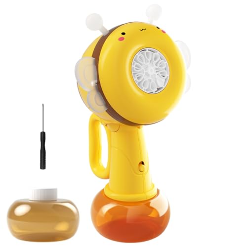 yanzisura Blasenstab Maschine, Blasstab Spielzeug, Bienenform Rotierend Tragbar Bunte Outdoor Spielzeug Reise Geschenk für Mädchen und yanzisura Blasenstab Maschine, Blasstab Spielzeug, Bienenform Rotierend Tragbar Bunte Outdoor Spielzeug Reise Geschenk für Mädchen und von yanzisura