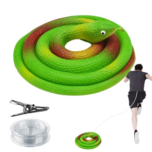 yanzisura Falsche-Schlange-Streich | Silikon-Streichschlange Mit Schnurclip - Humoriges Golfspaß Mit Schnurclip & Realistischem Streichzubehör Für Männer, Kinder & Frauen yanzisura Falsche-Schlange-Streich | Silikon-Streichschlange Mit Schnurclip - Humoriges Golfspaß Mit Schnurclip & Realistischem Streichzubehör Für Männer, Kinder & Frauen von yanzisura