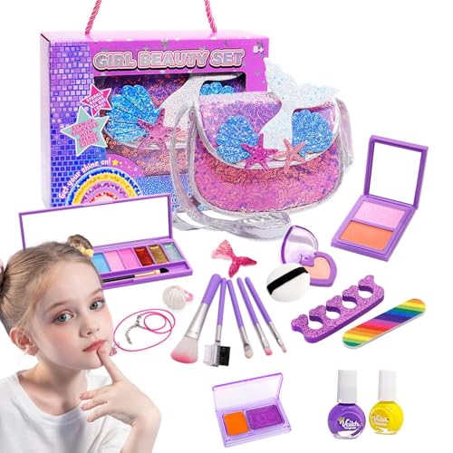 yanzisura -Make-up-Set, -Make-up-Set | 19x Play-Make-up-Set | Waschbares Make-up-Spielzeug, echtes Make-up-Spielzeug für Mädchen zum Geburtstag, Weihnachten, Kinder im Alter von 3 4 5 yanzisura -Make-up-Set, -Make-up-Set | 19x Play-Make-up-Set | Waschbares Make-up-Spielzeug, echtes Make-up-Spielzeug für Mädchen zum Geburtstag, Weihnachten, Kinder im Alter von 3 4 5 von yanzisura