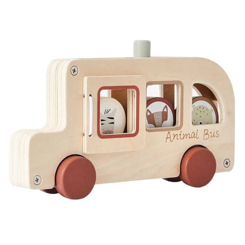 yanzisura Spielzeug Schulbus - Holz Modell-LKW,Tragbares Lernspielzeug Für Kreatives Spielen Schule Kinder Mädchen Unterhaltung Zuhause yanzisura Spielzeug Schulbus - Holz Modell-LKW,Tragbares Lernspielzeug Für Kreatives Spielen Schule Kinder Mädchen Unterhaltung Zuhause von yanzisura