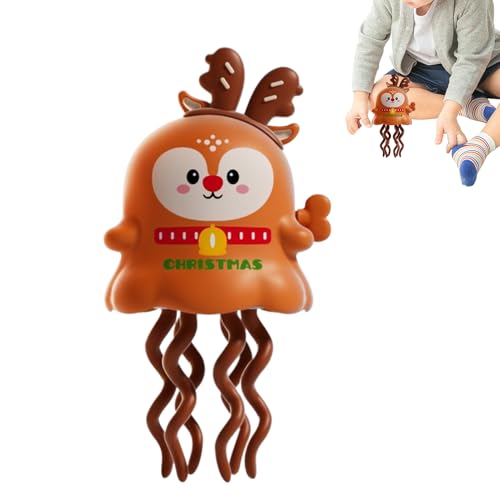 yanzisura Tanzender Krabbelnder Oktopus Spielzeug | Aufziehbare Weihnachten Selbstfahrende Action Oktopus - Sensorisches Elektrisches Tanzspielzeug für Kinderzimmer Wohnzimmer Haus Reise Kindergarten yanzisura Tanzender Krabbelnder Oktopus Spielzeug | Aufziehbare Weihnachten Selbstfahrende Action Oktopus - Sensorisches Elektrisches Tanzspielzeug für Kinderzimmer Wohnzimmer Haus Reise Kindergarten von yanzisura