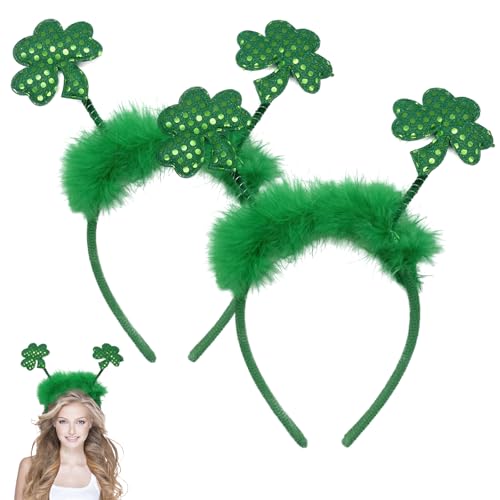 Kobold-Haar-Accessoires, Kleeblatt-Haarschmuck, Haarschmuck mit grünem Fell, St. Patricks' Day-Kostüm, Haar-Accessoires, Paddy's Day-Kopf-Bopper, irisches Geschenk, Kostüm-Haar-Accessoire für Kobold-Haar-Accessoires, Kleeblatt-Haarschmuck, Haarschmuck mit grünem Fell, St. Patricks' Day-Kostüm, Haar-Accessoires, Paddy's Day-Kopf-Bopper, irisches Geschenk, Kostüm-Haar-Accessoire für von yayafunfun