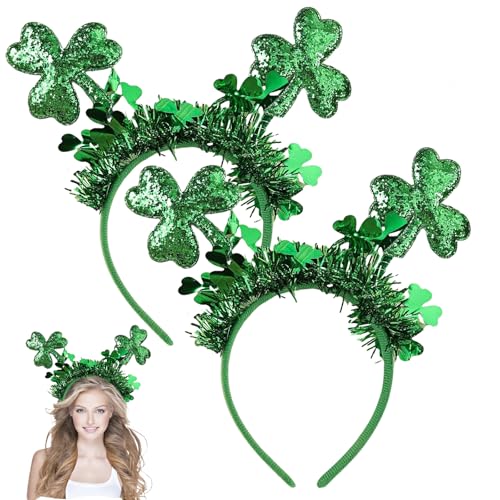 Kobold-Haar-Accessoires, Kleeblatt-Haarschmuck, Haarschmuck mit grünen Pailletten, St. Patricks' Day, Haar-Accessoires, Paddy's Day-Kopf-Bopper, irisches Geschenk, Kostüm-Haarschmuck für Erwachsene Kobold-Haar-Accessoires, Kleeblatt-Haarschmuck, Haarschmuck mit grünen Pailletten, St. Patricks' Day, Haar-Accessoires, Paddy's Day-Kopf-Bopper, irisches Geschenk, Kostüm-Haarschmuck für Erwachsene von yayafunfun