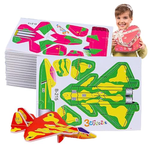10-teiliges Cartoon-Puzzle: kleine Puzzles, immersives Spielzeug für sensorisches Lernen und STEM | Stereo-Dinosaurier-Puzzlespielzeug' von ycezw