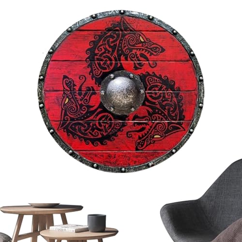 Ancient Shield for Cosplay – Klassischer mittelalterlicher Schild, Fantasie-Schutz aus Holz, rustikaler Stil, Kostüm-Ergänzung für Freizeit, historisches Cosplay und Gentleman-Kostüme Ancient Shield for Cosplay – Klassischer mittelalterlicher Schild, Fantasie-Schutz aus Holz, rustikaler Stil, Kostüm-Ergänzung für Freizeit, historisches Cosplay und Gentleman-Kostüme von ycezw