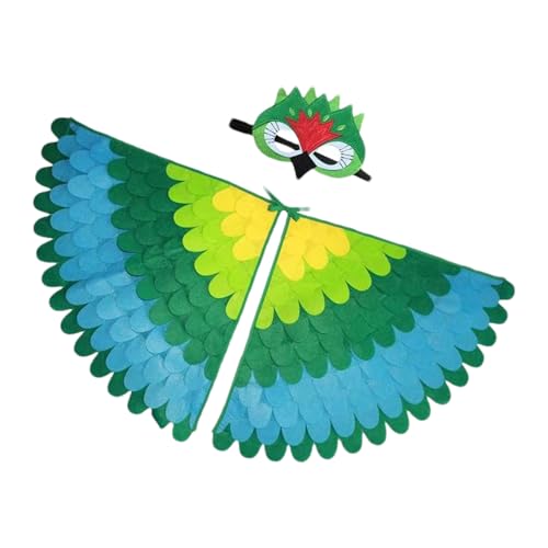 Bird Cape für Kinder, lebendige Flügel, bunt, atmungsaktive Kostüme, Festival-Kostüme mit Tiermotiven, Schulkleidung, Geburtstagsparty, Cosplay, Party Bird Cape für Kinder, lebendige Flügel, bunt, atmungsaktive Kostüme, Festival-Kostüme mit Tiermotiven, Schulkleidung, Geburtstagsparty, Cosplay, Party von ycezw