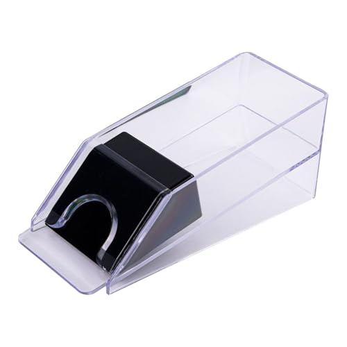 Blackjack Shoe Holder - Poker Dealer Card Dispenser | Haltbarer Multi-Deck-Kartenhalter mit einfacher Bildfunktion, professionelles Brettspielzubehör für Heimspiele, Themen, Nachtclub-Events von ycezw