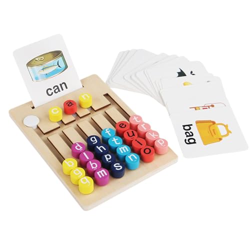 Buchstaben-Lernspielzeug, Alphabet-Lernspielzeug – Spielzeug zur Buchstabenerkennung | Wortschreibspielzeug für 3 Jahre und älter, Matching-Spiel Buchstaben-Lernspielzeug, Alphabet-Lernspielzeug – Spielzeug zur Buchstabenerkennung | Wortschreibspielzeug für 3 Jahre und älter, Matching-Spiel von ycezw